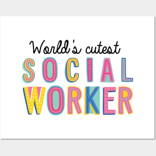 Social Worker Gifts | World's cutest Social Worker Posters and Art